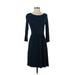 Cynthia Cynthia Steffe Casual Dress - A-Line: Blue Print Dresses - Women's Size X-Small