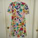 J. Crew Dresses | J. Crew Puff Sleeve Floral Dress Multi Color Size 8 | Color: Purple/White | Size: 8