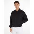 Blouson CALVIN KLEIN JEANS "BOMBER JACKET" Gr. S, schwarz (ck black) Herren Jacken Winterjacken