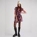 Free People Dresses | New! Free People Sully Babydoll Dress Women's Size M | Color: Purple/Silver | Size: M