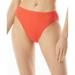 Michael Kors Swim | Michael Kors Women's Size L Textured High-Leg Bikini Bottoms Orange Nwt R821afa | Color: Orange | Size: L