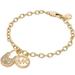 Michael Kors Jewelry | Nwt Michael Kors Chain Bracelet With Crystal Accents | Color: Gold | Size: Os