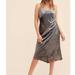 Anthropologie Dresses | Harlyn Anthropologie Velvet Stripe Silver Moon Sleeveless Midi Dress | Color: Gray/Silver | Size: S