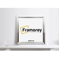 FRAMOREY Square Size Picture Frame, 60x60CM Size Silver Photo Frame, Oslo Style Poster Frame, With a High Clarity Styrene Shatterproof Perspex Sheet