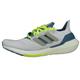adidas Men's Ultraboost 22 Running Shoes, Ftwr White Metal Grey Linen Green, 7 UK