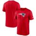 Men's Nike Red New England Patriots Legend Logo Performance T-Shirt