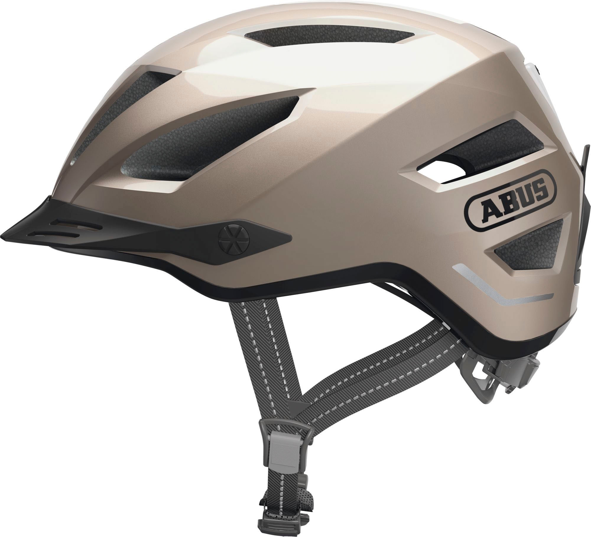 Fahrradhelm ABUS "PEDELEC 2.0" Gr. M, gold (goldfarben), Helme, M, unifarben Image