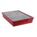 BULLDOG SEATING COMPANY Plastic Storage Bin Plastic in Red | 3 H x 12.25 W x 16.75 D in | Wayfair CE1950PR-NK0004-3