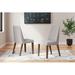 Signature Design by Ashley Side Chair Wood/Upholstered/Fabric in Gray | 35.5 H x 18.13 W x 24 D in | Wayfair D615-01