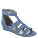 Masseys Athena - Womens 10 Blue Sandal W