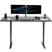 VIVO Electric Dual Motor 71” x 30” Standing Desk, E2B7B Series Wood/Metal in Black | 70.9 W x 29.5 D in | Wayfair DESK-KIT-E2B7B