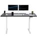 VIVO Electric Dual Motor 71” x 30” Standing Desk, E2B7B Series Wood/Metal in White/Black | 70.9 W x 29.5 D in | Wayfair DESK-KIT-E2W7B