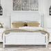 Rosecliff Heights Nantucket Seery Panel Bed in White Wood in Brown/White | 80 W x 87 D in | Wayfair C3E519E810EB44648EE70DB7A5C94A2B