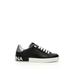 Portofino Branded-heel Leather Low-top Trainers - Black - Dolce & Gabbana Sneakers