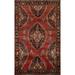 Vegetable Dye Kashkoli Persian Antique Rug Hand-Knotted Wool Carpet - 5'2"x 8'4"