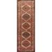 Ardebil Persian Vintage Runner Rug Hand-Knotted Wool Carpet - 3'6"x 11'3"