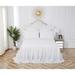 Ruffled Queen Bedspread White