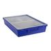 Rebrilliant Plastic Storage Bin Plastic in Blue | 9 H x 12.25 W x 16.75 D in | Wayfair 16110BFBAF5A4962B82218C635260F46