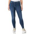 Vero Moda Curve Women's VMPEACH MR Skinny Jeans RI3110 Curve Hose, Dark Blue Denim, 54/32