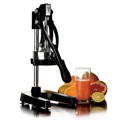 Focus 31" Manual Lever Action Juicer - Perforated Strainer, Black, 3 Pinion Design, 97306