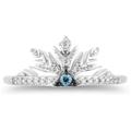 Disney Jewelry | Enchanted Disney Frozen Natural Diamond Ring | Color: Blue/Silver | Size: Various