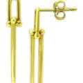 Giani Bernini Jewelry | Giani Bernini Paper Clip Link Drop Earrings, Gold Over Silver | Color: Gold | Size: Gold Over Silver
