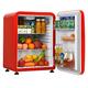 TANGZON Mini Fridge, 42L/68L Compact Portable Refrigerator with Auto Defrost, Reversible Hinged Door, Adjustable Temperature and Glass Shelf, Table Top Cooler for Home, Office & Dorm (68L, Red)