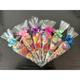 Pre Filled Vegan Themed Sweet Cones Assorted Fizzzy - Non Fizzy Sweet for Kids Birthday Party - Vegan Pick N Mix Sweets (1 Count (pack of 35))