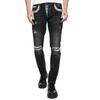 Straight-Jeans RUSTY NEAL "YOKOTE", Herren, Gr. 32, US-Größen, schwarz, 98% Baumwolle, 2% Elasthan, mehrfarbig, casual, Jeans, mit farblich abgesetzten Details