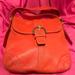 Coach Bags | Coach 11x10 Leather Crossbody | Color: Orange | Size: 11 X 10