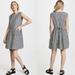 Madewell Dresses | Madewell Gingham Checked Sleeveless Cotton Dress Sz Small | Color: Black/White | Size: S