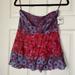 Free People Tops | Free People Top- Sz L | Color: Blue/Red | Size: L