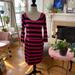 Urban Outfitters Dresses | Coincidence & Chance (Uo) Pink & Black Striped Dress Size L | Color: Black/Pink | Size: L