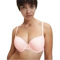 Calvin Klein Womens 000QF5146E CK Flirty Balcony Bra - Pink Nylon - Size 30DD