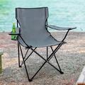 Arlmont & Co. Monish Portable Folding Camping Chair 1-Pack Metal in Gray | 31.9 H x 18.9 W x 15.7 D in | Wayfair 6CCFF559E6244119B55B12580F2C1622
