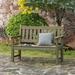 Red Barrel Studio® Diontaye Plastic Garden Outdoor Bench Plastic in Brown | 36.75 H x 48 W x 25.75 D in | Wayfair 73C27F0C4DFF47ACA4C7A442006C9C51
