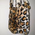 Faux Fur Leopard Shoulder Bag Y2K 00S 2000S 90S