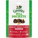 GREENIES PILL POCKETS for Dogs Capsule Size Natural Soft Dog Treats Hickory Smoke Flavor 7.9 oz. Pack (30 Treats)