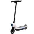 COCLUB Electric Scooter for Kids Ages 6-14 12V Powered Ride on E-Scooter with LED Headlights and Rear Brake Max 7Mph Speed Electric Kick Scooter For Boys Grils Gift White