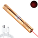 Red Laser Pointer High Power Rechargeable Lazer Pointer Laser Pen with Long Range Adjustable Focus with Star Cap Laser Pointer Pen Suitable for Outdoor Astronomy Cats Dogs