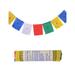 The Collection Royal Tibetan Prayer Flags Outdoor Zen Flag Colorful Buddhist Banner Chakras Flags Sacred Geometry Flag Made in Nepal Wind Horse Flag Traditional Mantras