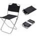 Srliya Outdoor Portable Camping Chair Multifunctional Backrest Folding Chair Fishing Stool