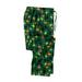 Men's Big & Tall Flannel Novelty Pajama Pants by KingSize in Neon Spiders (Size 4XL) Pajama Bottoms