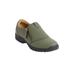 Wide Width Women's The Aidan Flat by Comfortview in Dark Moss (Size 9 1/2 W)