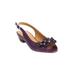 Extra Wide Width Women's The Rider Slingback by Comfortview in Eggplant (Size 10 1/2 WW)