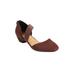 Extra Wide Width Women's The Camilla Pump by Comfortview in Dark Brown (Size 10 WW)
