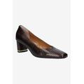 Wide Width Women's Olivienne Pumps by J. Renee in Cognac (Size 13 W)