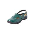 Wide Width Women's The Mariam Sling by Comfortview in Emerald Green (Size 10 W)