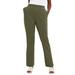 Plus Size Women's Soft Ease Pant by Jessica London in Dark Olive Green (Size 12)