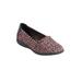 Wide Width Women's The Bethany Slip On Flat by Comfortview in Plaid (Size 12 W)